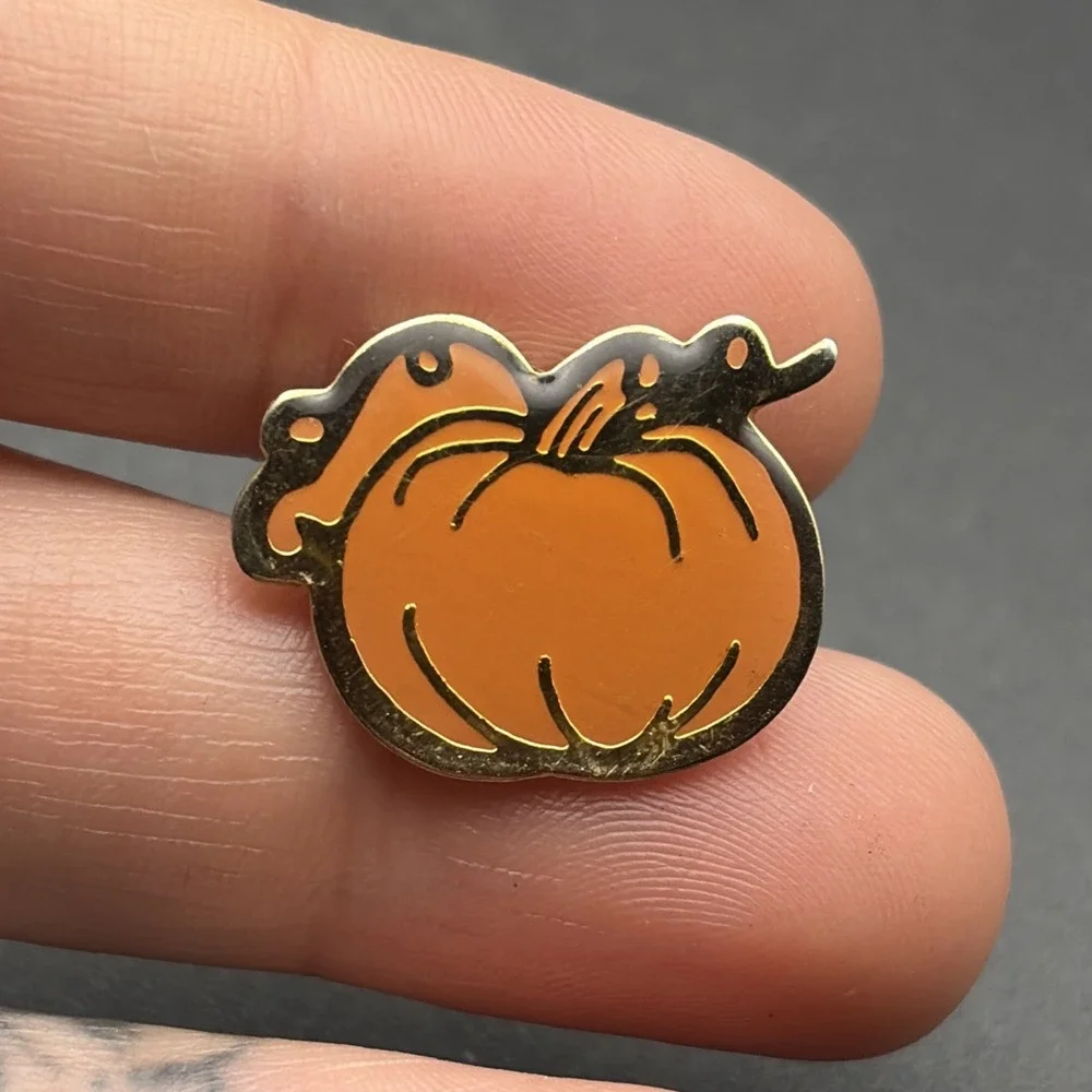 Cartoon Pumpkin Fall Lapel‎ Hat Pin